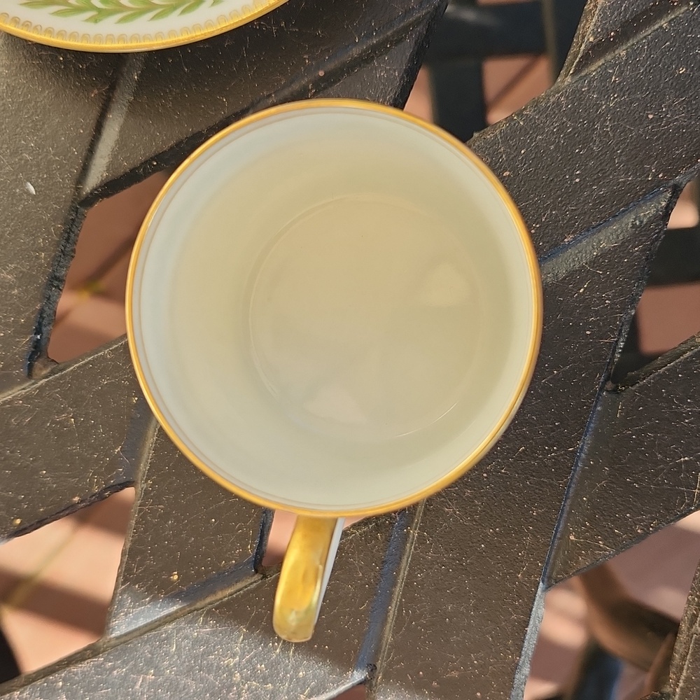 Antique Charles Ahrenfeldt Limoges Demitasse Cup and Saucer - Picture 2 of 6